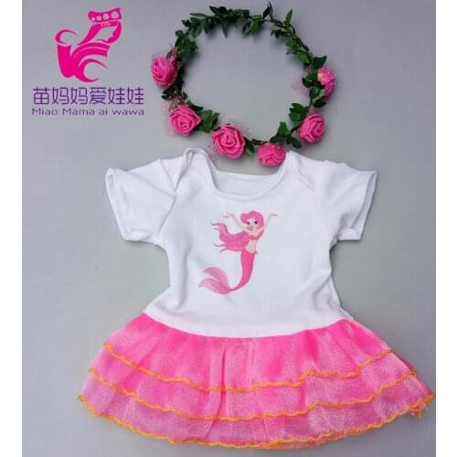 40cm baby Doll clothes pants shirt skirt for 18" 45cm american doll dress outfit children gift