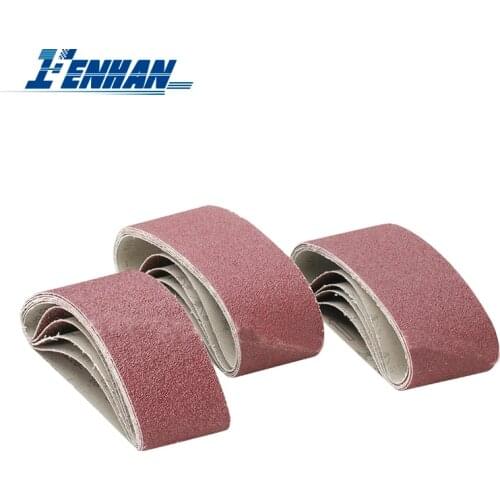5pcs Abrasive Sanding Belts 65x410mm 40#60#80#120# Grit Aluminium Oxide Sander for Sander Grinding Polishing Tools Sanding Belts