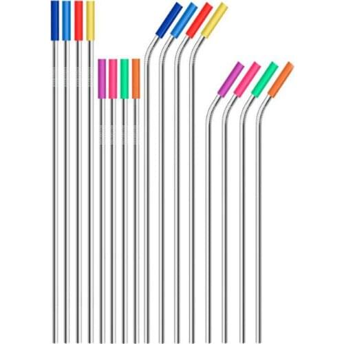 5000pcs Anti tooth collision Stainless steel straws Silicone sleeve 4cm Inner diameter 6mm Silicone sleeve