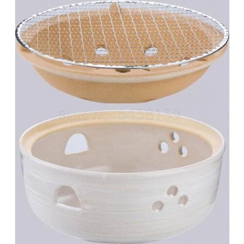 600 Oven home barbecue grill charcoal grilled meat barbecue ceramic outdoor charcoal grilled net tester Japanese Korean charco