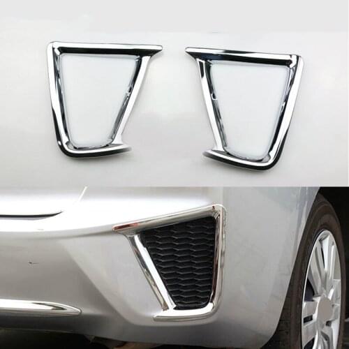 Car ABS Chrome Rear Fog Light Frame Cover Trim Decoration Accessories For Honda FIT / Jazz GK5 2014 2015 2016 2017 2018