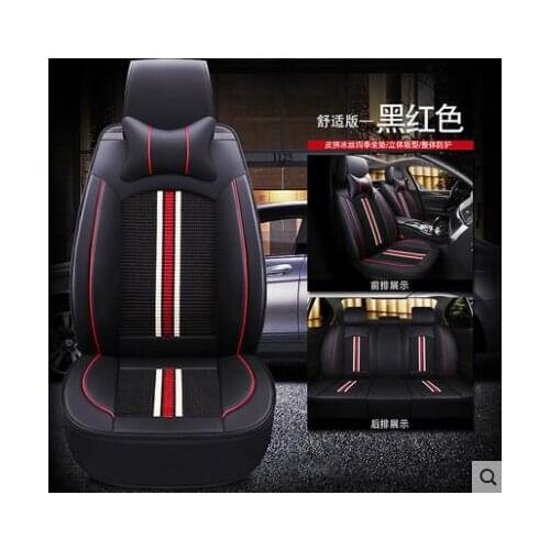 Car travel Car Seat Covers Universal PU Leather Auto Front back Seat Covers for audi A5 A7 b6 80 A8 R8 Q5 Q7 TT a6 a3 a4 S line