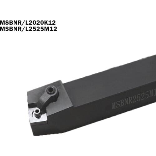 1pc MSBNR2020K12 MSBNR2525M12 External Turning Tool Holder MSBNR MSBNL Lathe Cutting Tools for SNMG120404 Carbide Inserts