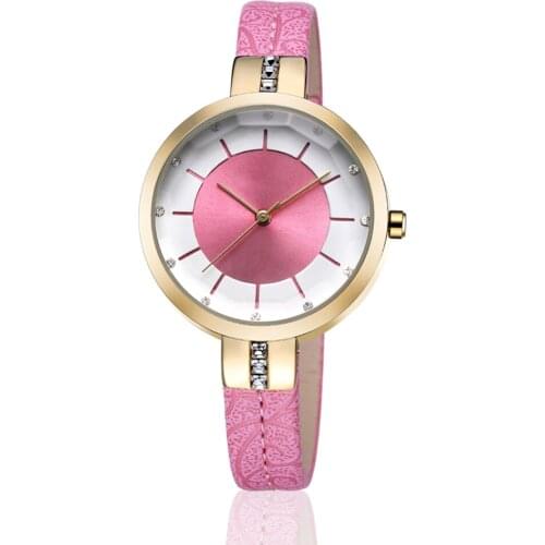 Fashon women brand watches leather strap casual wristwatches NO.2