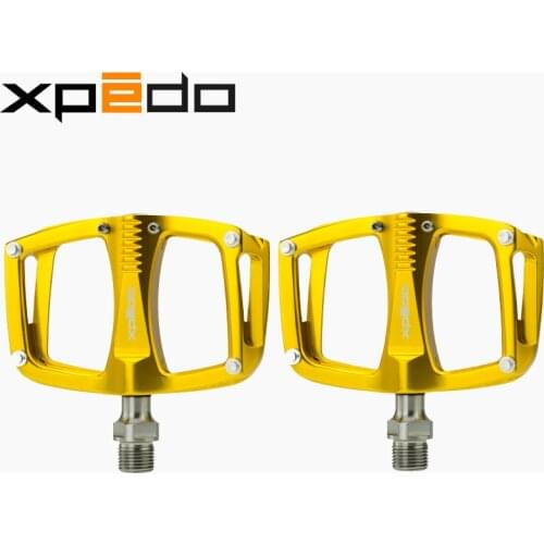 Wellgo Xpedo C260 SPD Bearing Pocket Bike Sealed Aluminum Extruded Flat MTB Bike Road Bicycle Cycling Pedals 9/16" Bicycle Parts