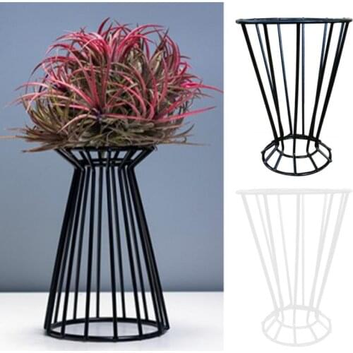 Indoor Outdoor Display Flower Pots Home Garden Geometric Stable Table Balcony Containers Office Free Standing Air Plant Holder