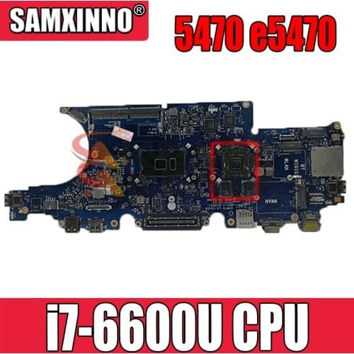 100% working for dell latitude 5470 e5470 motherboard 0NR58R ADM70 LA-C632P with i7-6600U cpu built in board and tested ok