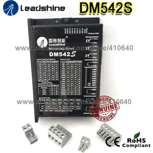 New Arrival Leadshine DM542S Updated from DM542 WITH STRONGER ANTI-INTERFERENCE FUNCTION MORE STEADY Stepper Drive 48VDC 4.2A