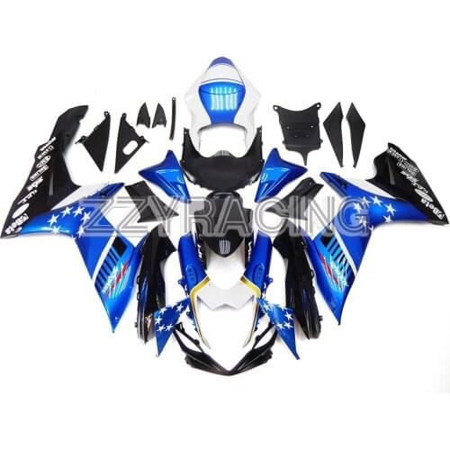 Full Motorcycle Fairings Kit for Suzuki GSXR600 GSXR750 K11 2011 2012 2013 2014 2015 2016 ABS Plastic Body Work White Black Blue