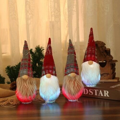 Christmas lighting dwarf doll pendant Christmas dwarf plush doll decoration hanging ornaments indoor parties 2021Christmas gifts