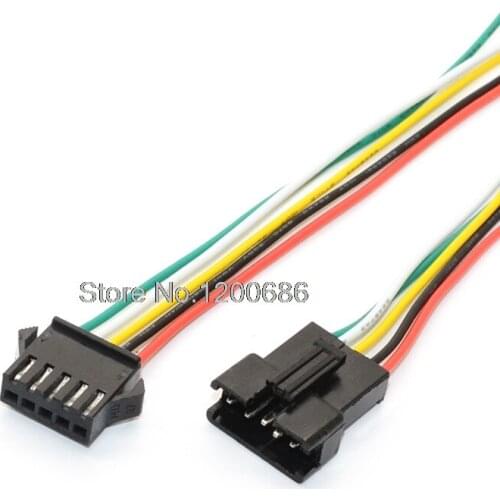 SM 2.54mm 5P Female and Male Connector wire harness 20CM totally
