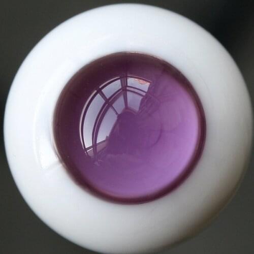 [wamami] Ew14# 16mm Glass Eyes/Dark Pink Eyes/Pupilless Eyes/Outfit For BJD Doll