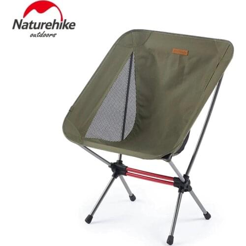 Naturehike YL08 New Widened Outdoor Folding Chair Portable Leisure Sketching Beach Camping Fishing Moon Chair