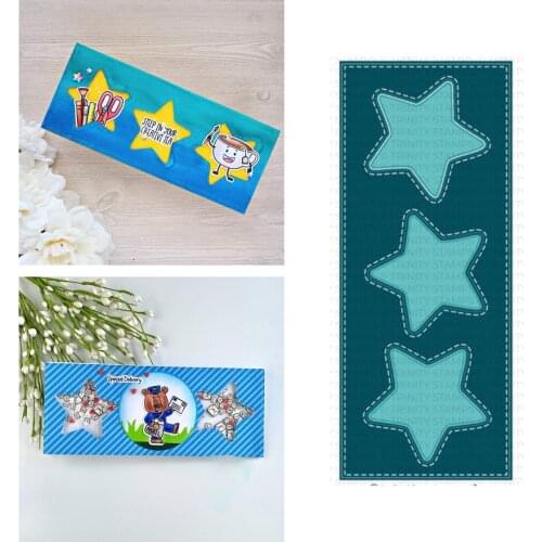 Super star template Cutting Dies Scrapbook Diary Decoration Stencil Embossing Template DIY Greeting Card Handmade 2021 NEW HOT