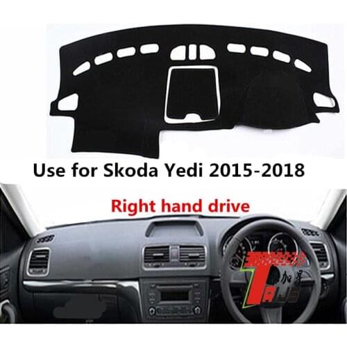 TAIJS Factory Casual High Quality Polyester Fibre Car Dashboard Cover For Skoda Yedi 2015 2016 2017 2018 Right hand drive