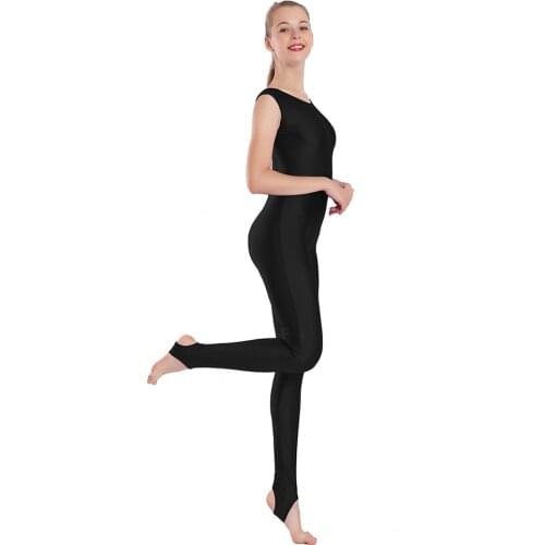 SPEERISE Womens Tank Stirrup Unitard Spandex Junpsuits for Women Unitards for gymnastics Sleeveless Men Ballet Costume