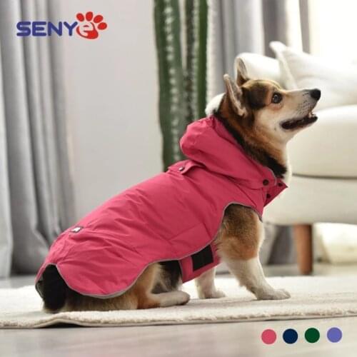 Winter Autumn Pet Clothes For Dog Waterproof Hooded Jacket For Dogs Warm Outdoor Jacket For Chihuahua Small Medium Dogs