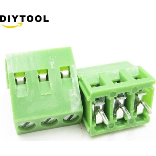 10PCS KF128 3P 5mm 3PIN Terminal Screw Terminal Connector Splice connector