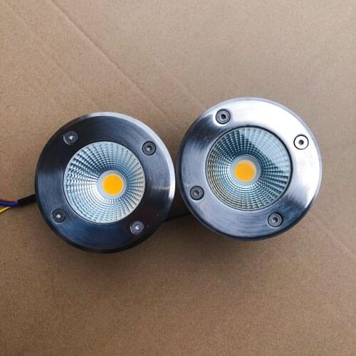 15W Dimmable COB LED Underground Light,AC85-265V/DC12V Input,Underground Lamp, LED Spotlight,LED floor uplighter LED deck light