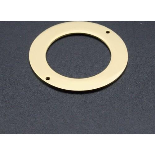 5pcs/Lot Earring Charms Diy Jewelry Making 100% Stainless Steel Gold Color Open Circle Shape Pendant Jewelry Findings