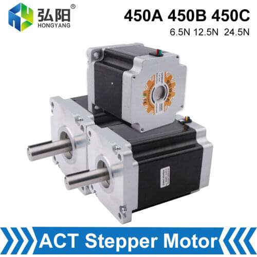 ACT Stepper Motor Nema34 2-Phase Drive Motor 6.5N 12.5N 24.5N For 3D Printer CNC Router Engraving And Milling Machine