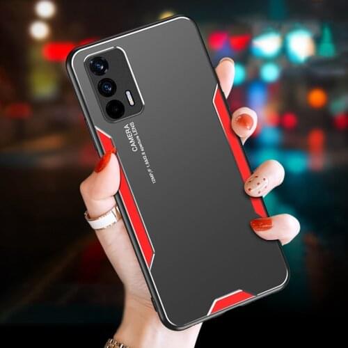 Aluminum Metal Phone Case For OPPO A54 A74 A94 Reno 4Z 5Z 4 5 6 Pro Plus Realme GT Neo 7 8 Q2 Q3 X7 Pro Narzo 30 5G Cover Case
