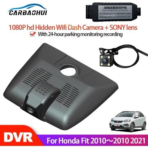 Car DVR Wifi Video Recorder Dash Cam Camera For Honda Fit 2010～2019 2020 2021 Novatek 96658 High quality night vision HD 1080P