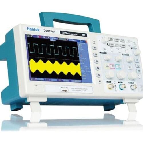 Digital Oscilloscope Hantek DSO5102P Portable 100MHz 2Channels 1GSa/s Record Length 40K USB Osciloscopio Handheld Oscilloscopes