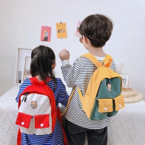 Korean Version of Childrens Schoolbag Cute Kindergarten Backpack Elementary School Girl Backpack Lightening Light Tuition Bag