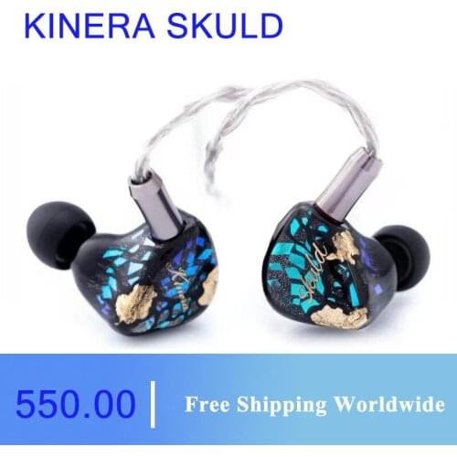 Kinera Skuld 5 BA Driver In-ear Monitor IEM Earphone with Detachable 2pin Cable for Audiophile Musicians