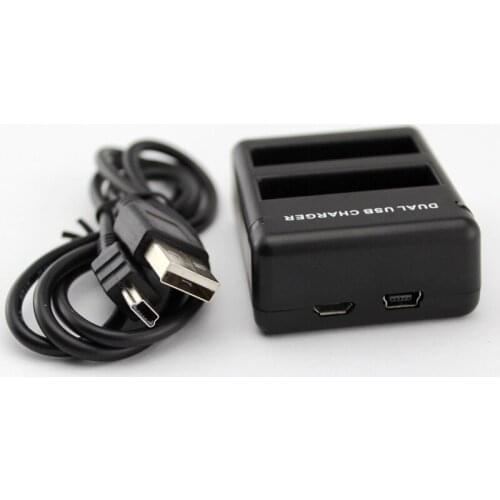 GOPRO HERO 4 Power Supply Double Charger Double Interface Charger AHDBT-401 Battery Charger Power