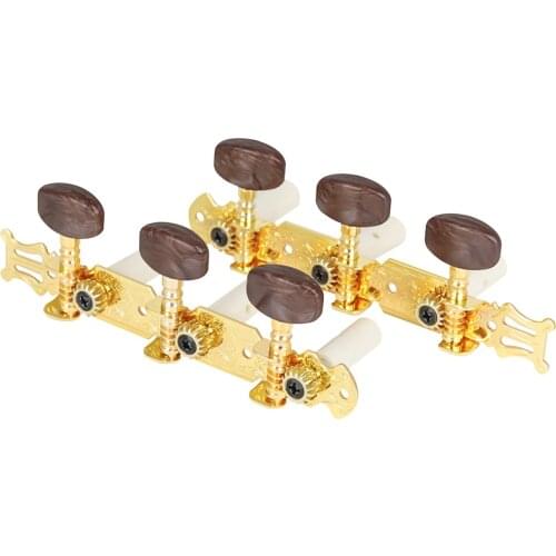 Metal Classical Guitar String Tuning Pegs Open Tuners Machine Keys 14:1 Left Right 3L3R Luthier Replacement Parts DIY