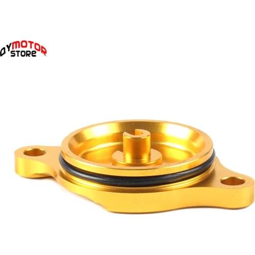 Motorcycle CNC Engine Oil Filter Cover Cap For SUZUKI RMZ 250 RMZ250 07-18 RMZ450 05-18 RMX450Z 2010-2017