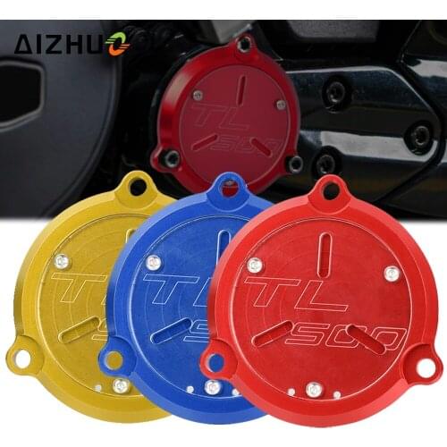 TL500 Motorcycle CNC Front Sprocket Cover Frame Hole Drive Shaft Covers Guard Protector Parts FOR SYM MAXSYM TL 500 2020 2021