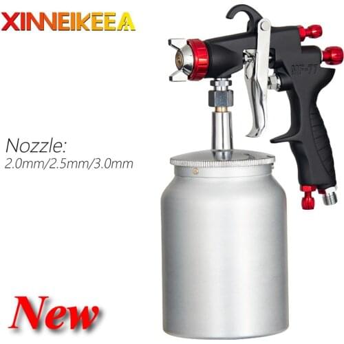 MF-77 Pressure Type Gravity Type High-End Spray Gun Nozzle 2.0 2.5 3.0mm Watering Can 400ml 1000ml High Quality Car Spray Gun