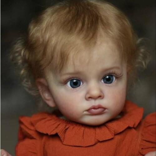 NPK 23inch Reborn Doll Kit Cute Baby Tutti with COA Rare Limited Edition DIY Unfinished Doll Parts Diy Bonecas Reborn