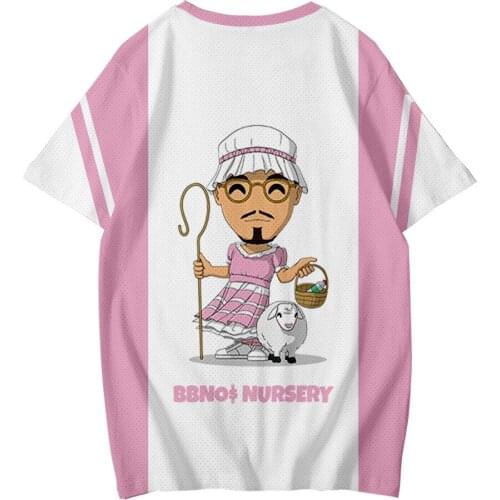2021 New bbno$ 3D T shirt Harajuku Streetwear T shirt Streetwear Harajuku Short Sleeve Men/Women T shirt Clothes