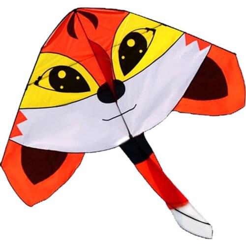New High Quality Cartoon Kite / Fox Kites With Handle and Line Factory Outlet Good Flying