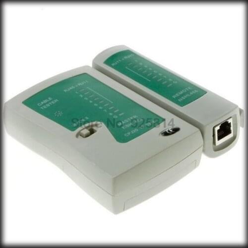 By dhl or ems 100 pieces RJ45 RJ11 RJ12 CAT5 UTP Network LAN Cable Tester Networking Tool
