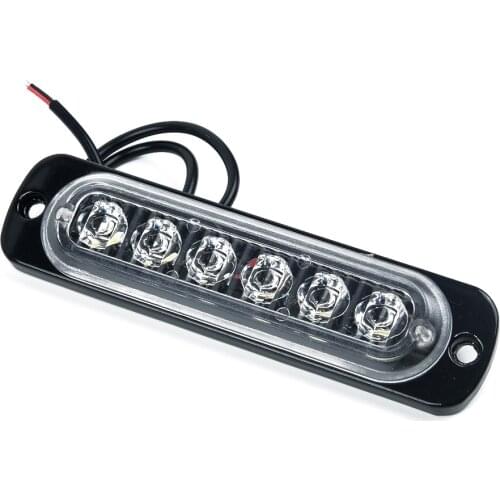 6LED 12W Light Work Bar Lamp For Motorcycle Car Truck Boat Tractor Working Driving Fog Spot Lamp For Offroad Car LED Headlights