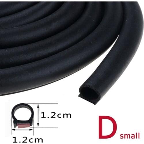 D/B/Z/P Style Car Door Seal DZ Type Car Door Rubber Bonnet Engine Sealing Strip Car Trunk Dashboard Cover Auto Rubber Seal