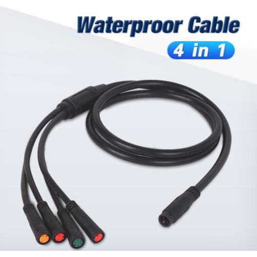 Waterproof cable for electric bike Julet 1 to 4 main cable