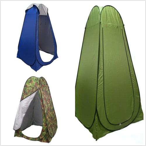 Pop Up Shower Instant Portable Tent Shelter Toilet Beach Camping Outdoor Changing Room Green Blue