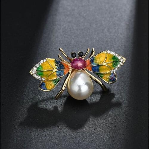 High Quality Bee Design Pins&Brooches for Women Men Clothes Scarf buckle collar jewelry pins Bee Insect Series Brooches BH200031