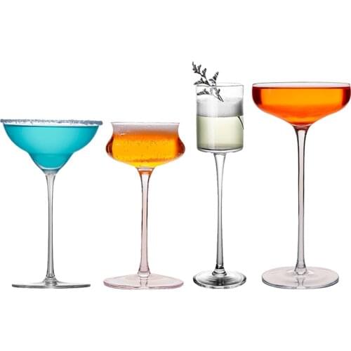 1PCS Cocktail Glass Wine Glass Margarita Glasses Champagne Glass Martini Glass