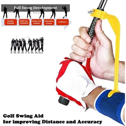 1PCS Golf Swing Trainer Beginner Gesture Alignment Practice Guide Golf Clubs Gesture Correcting Wrist Hinge Training Aids Tools