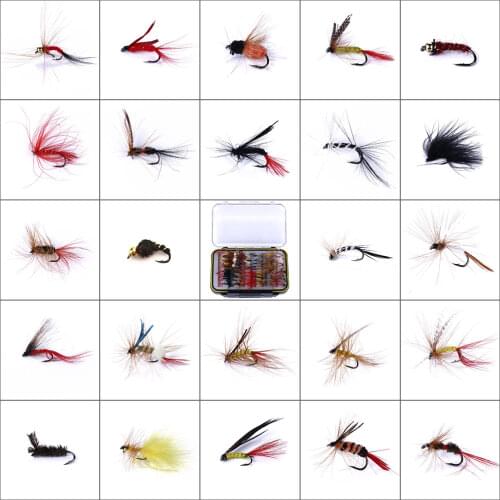 120pcs/lot Insect Fly Fishing Lures Artificial Fishing Bait Feather Hooks Carp Fishing Bait For Fishing Accessorise