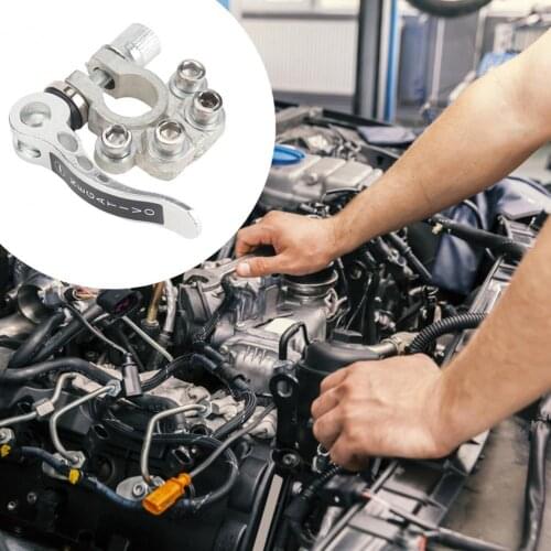 2Pcs Battery Terminal Connector Clamp Quick Release Copper Adjust Disconnect Tool for Boat