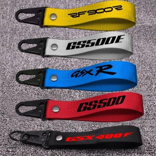 3D Key Holder Chain Collection Keychain for SUZUKI GSXR 750 600 1000 GS500/E GSX400F LOGO Universal Motorcycle Badge Keyring