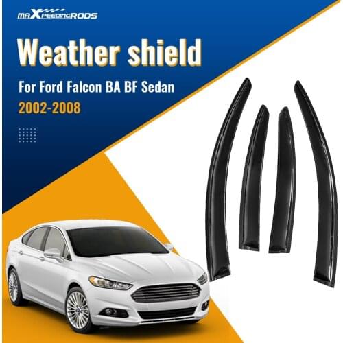 4pcs Weathershields kit For Ford Falcon BA BF 2002-2008 Door Visor Rain Guard New
